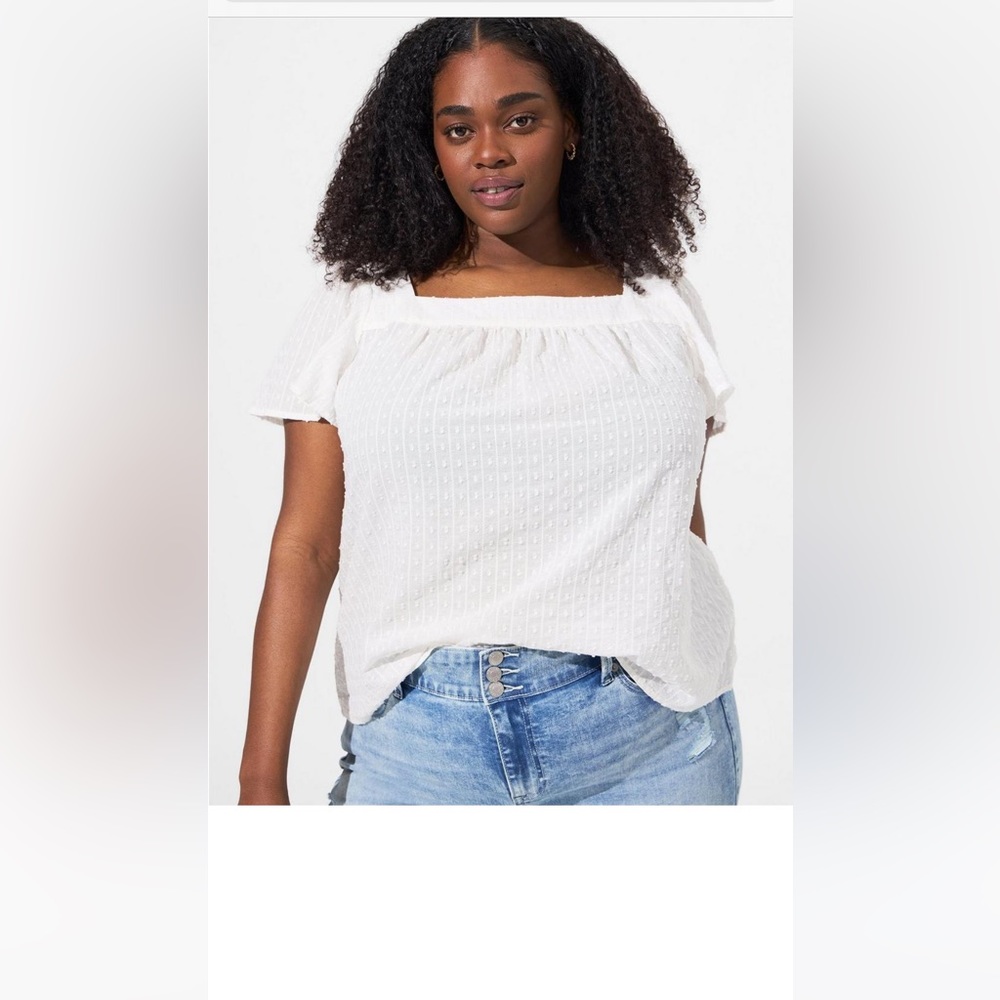 White torrid blouse